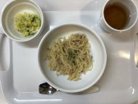 《常食》きのことツナのスパゲティです。