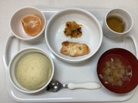 《常食》《離乳食完了期》鮭の醤油マヨネーズ焼きです。